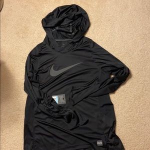 Men's NIKE ELITE SHOOTER 2 Hooded Basketball Shirt
